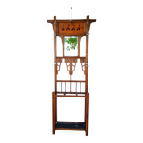 Art deco cloakroom coat rack