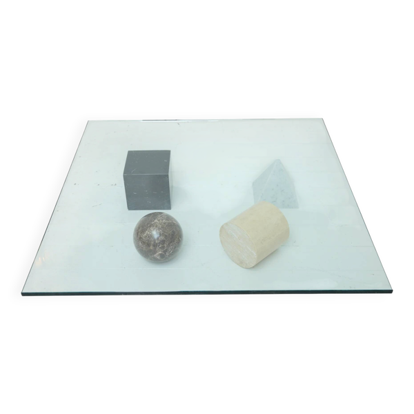 Table basse ''Metafora'', Lella et Massimo Vignelli, 1979