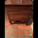 Coffre bois année 1900 entièrement restauré