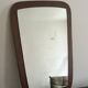 Scandinavian teak wood mirror, circa 1950 / 1960