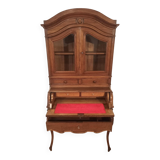 Folding desk buffet in solid oak from the 19th century, restored in the 19th century
