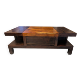 Solid wood coffee table
