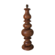 Turned wooden lamp 56cm