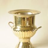 Champagne Bucket on Stand in Brass Médicis Vase Design