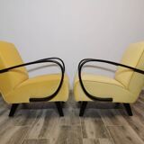 Fauteuils de Jindrich Halabala, années 1940, Set de 2