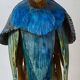 Large ceramic wading bird signed Thimo