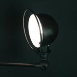Lampe jieldé 4 bras vernis incolore mat industriel vintage