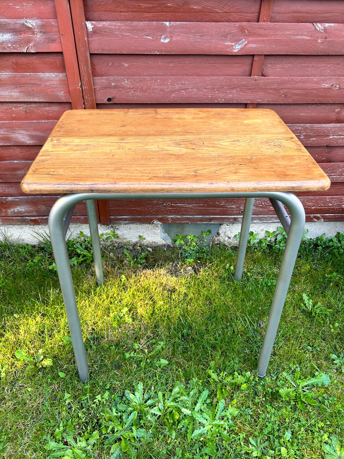 Vintage high school table