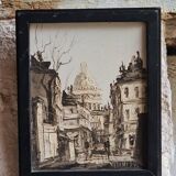 Oil on canvas Montmartre Midani M'Barki