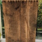 Old wooden box of industrial workshop