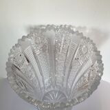 Vase en cristal taillé