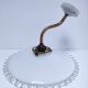 Opaline porcelain brass wall light early 20th century