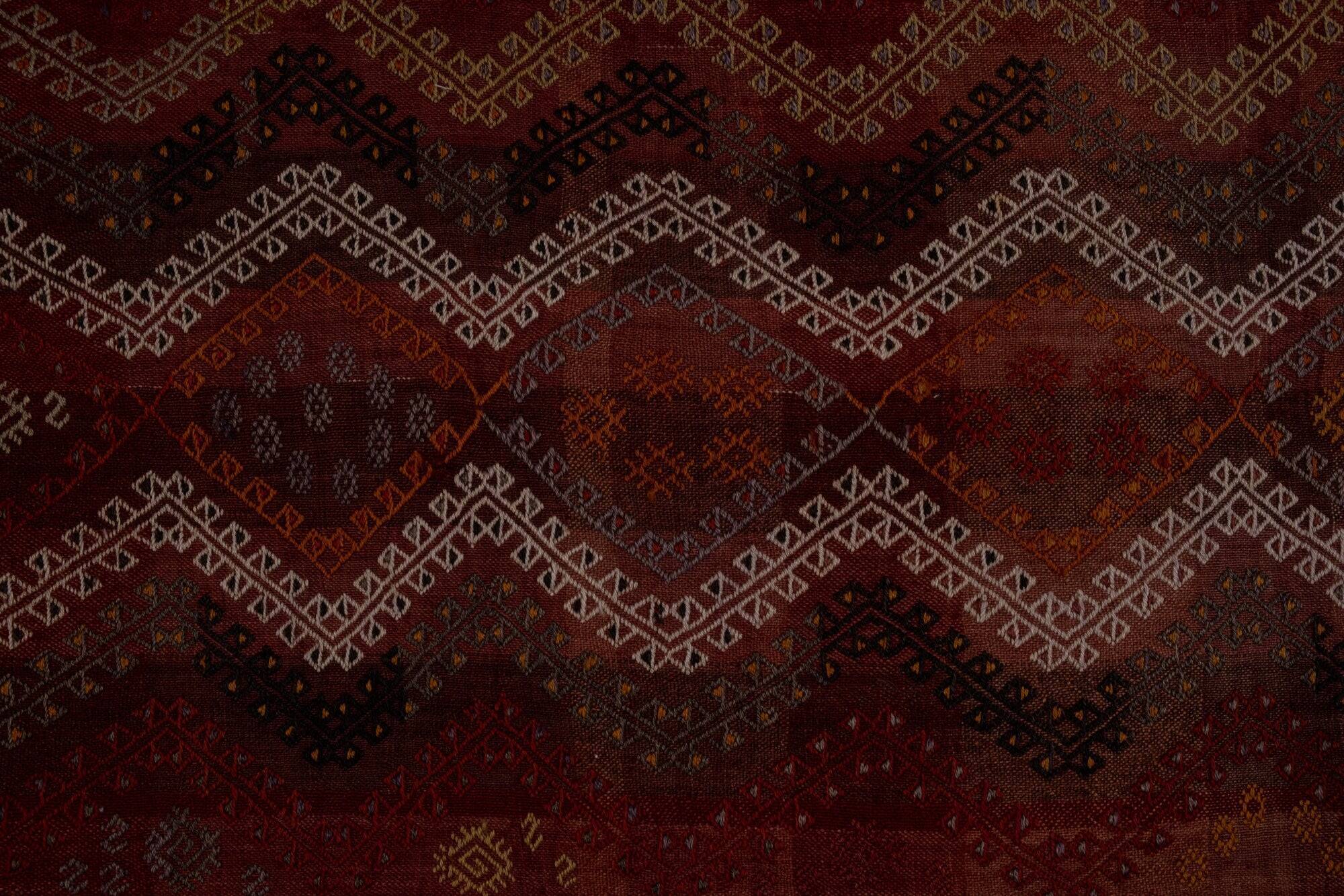 Vintage Turkish hallway rug 75x380 cm