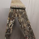 Old wooden painter's stepladder