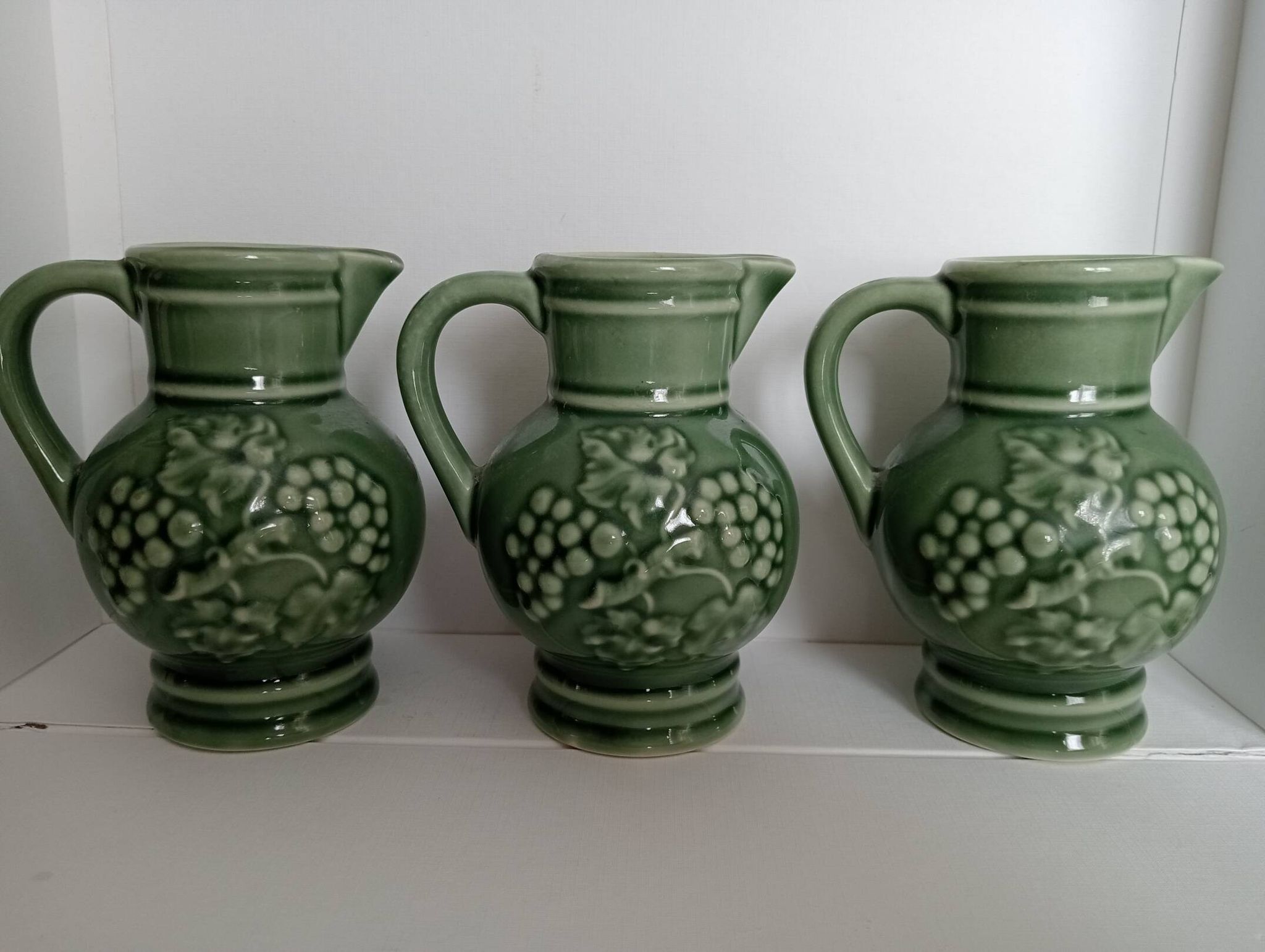 Set of 3 wine pitchers
