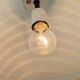 Vintage Pendant Zebra Lamp from Peill & Putzler, 1960s