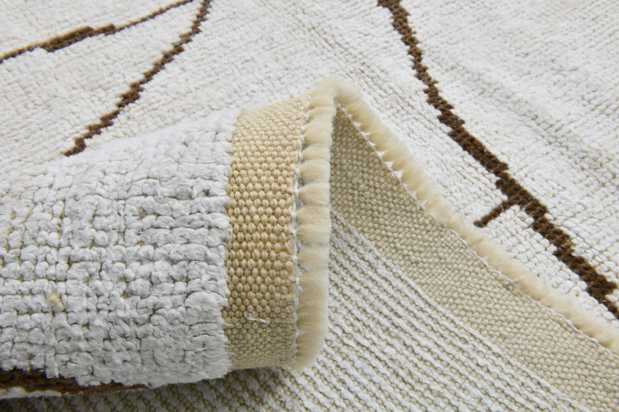 6x9 scandinavian beige hemp rug 192x275cm