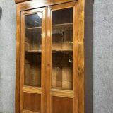 Parisian library, Louis Philippe period, in walnut, circa 1830