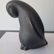 Pingouin En Céramique  Noir Vallauris André Baud