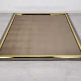 Mirror square brass design