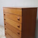Commode en teck du milieu du siècle, 1970, avec compartiment à couvercle