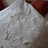 White crochet bedspread