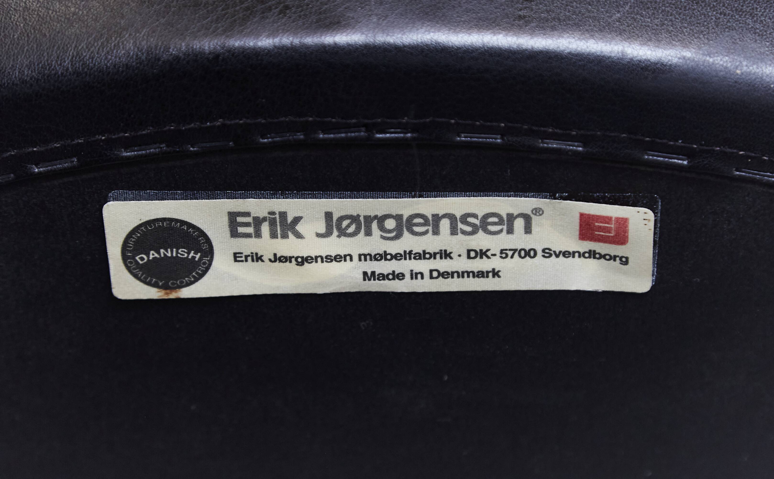 Fauteuil Erik Jørgensen Ej70 « Partner » par J. Foersom & P. Hiort-Lorenzen