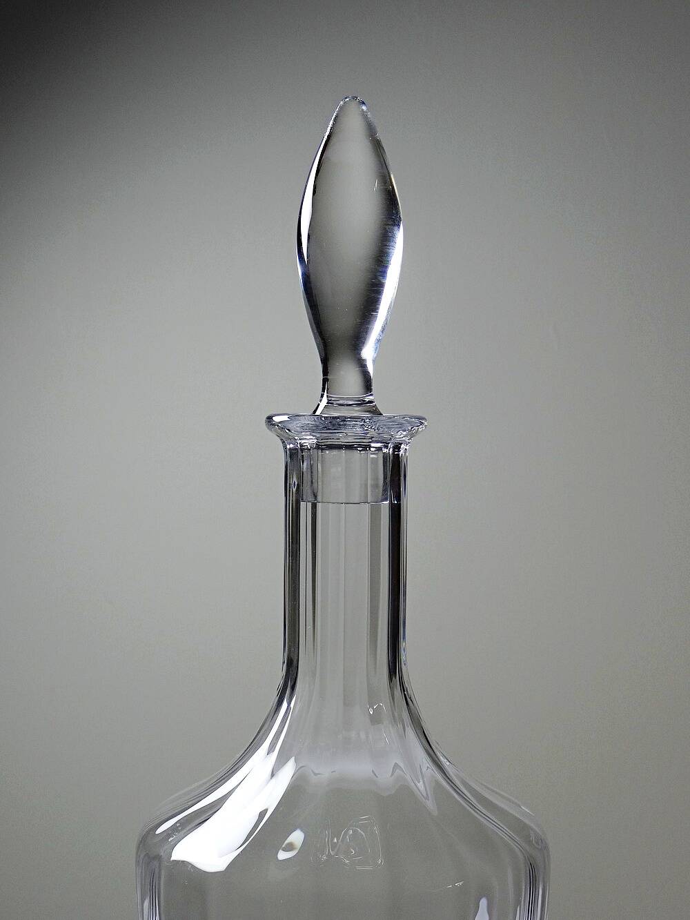 Grande carafe à décanter cristal de Sèvres vintage années 1970-1980