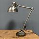 Polished Kaiser idell model 6726 workshop table lamp from the 1930s