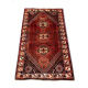 Vintage Traditional Tribal Rug 284x175 cm Wool Oriental HandMade Rug, Red Black