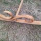Rocking-chair en bois de cannage