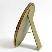 Antique art deco brass photographic frame - in memory of a young soldier - 1926