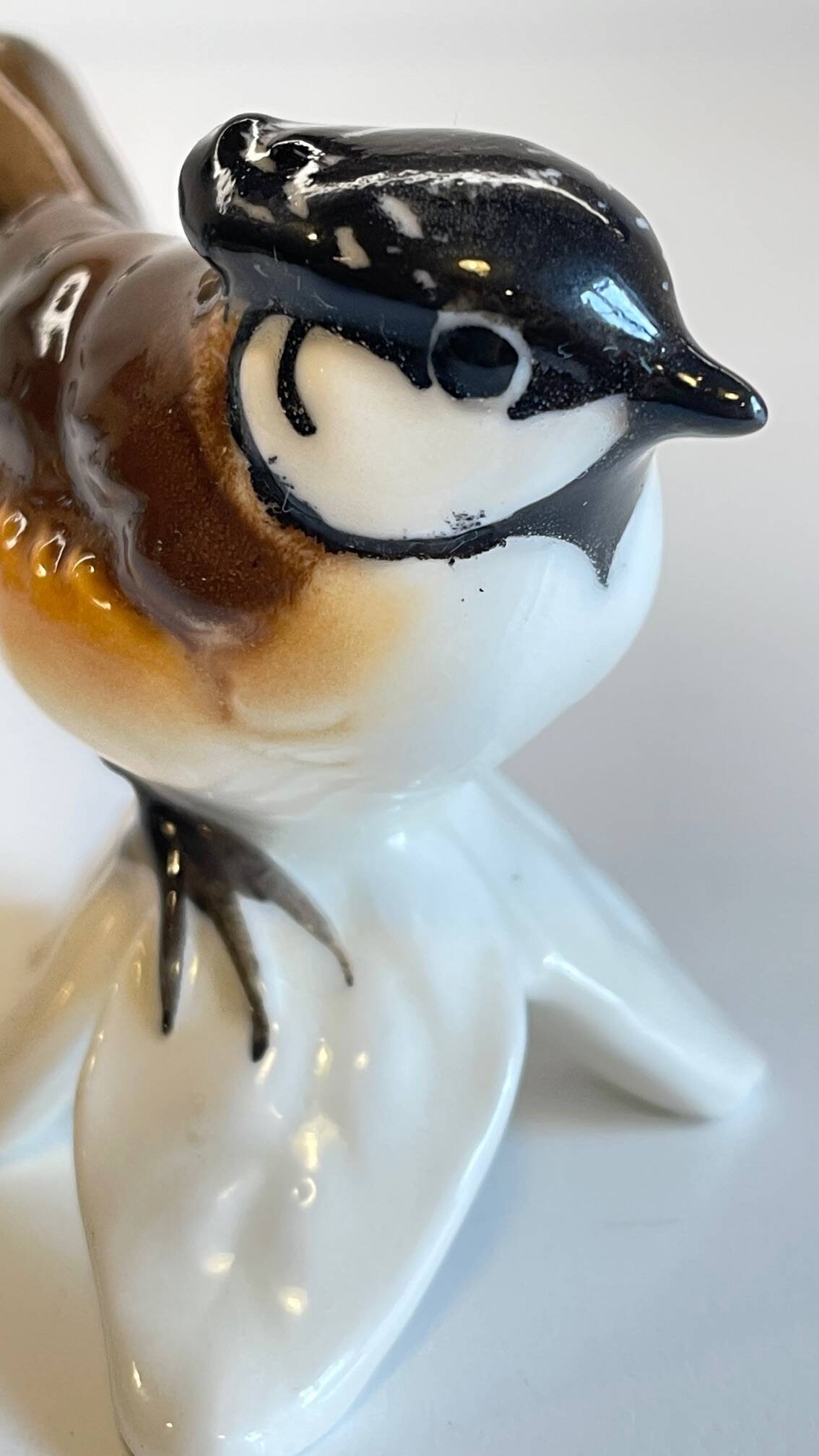 Small bird vintage german porcelain