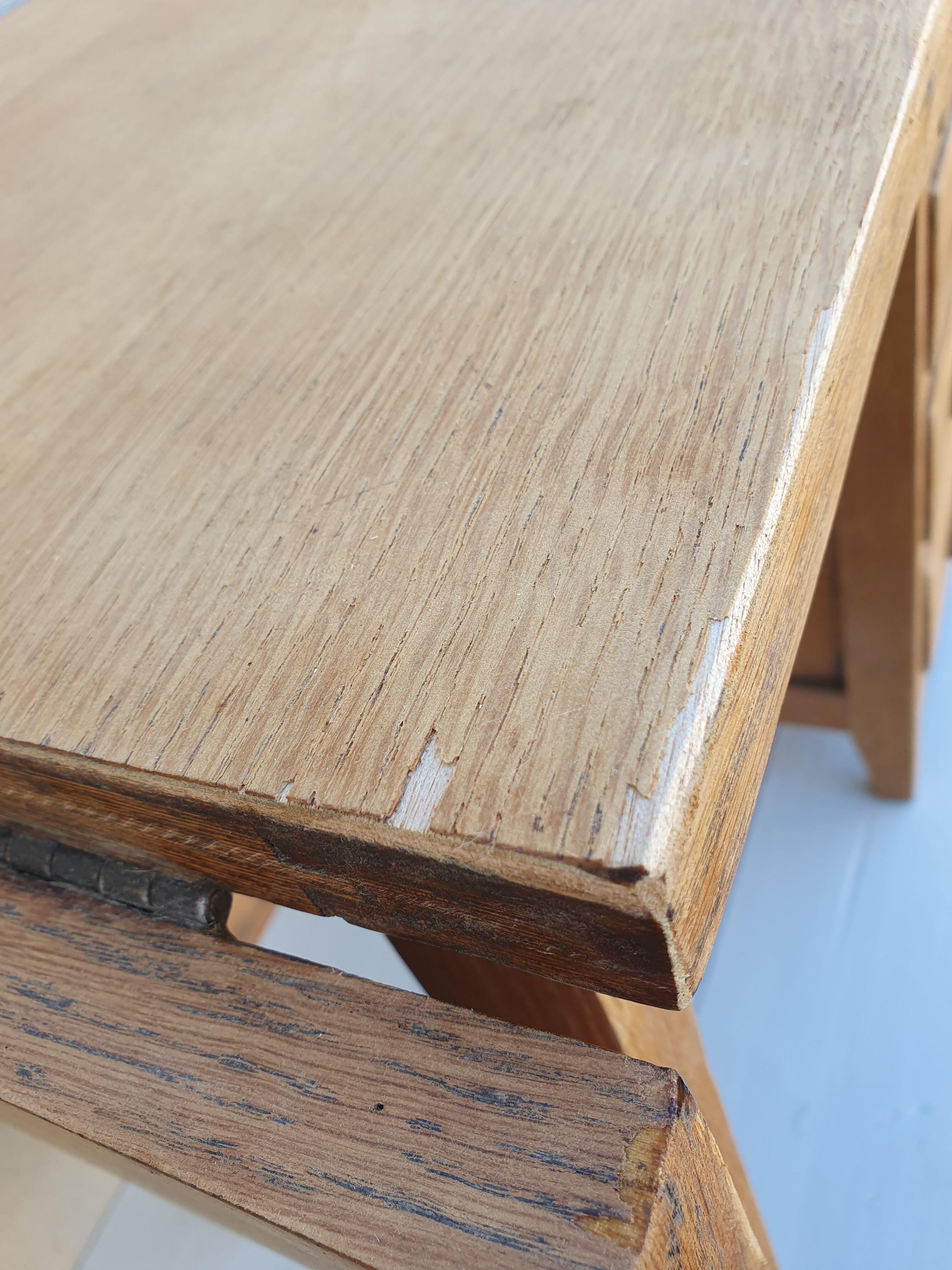 Desk with drawers from the 50s