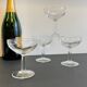 Duralex vintage champagne glasses