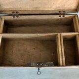 Old wooden workshop box