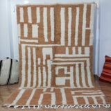 Handmade wool Berber rug 300 X 200 CM