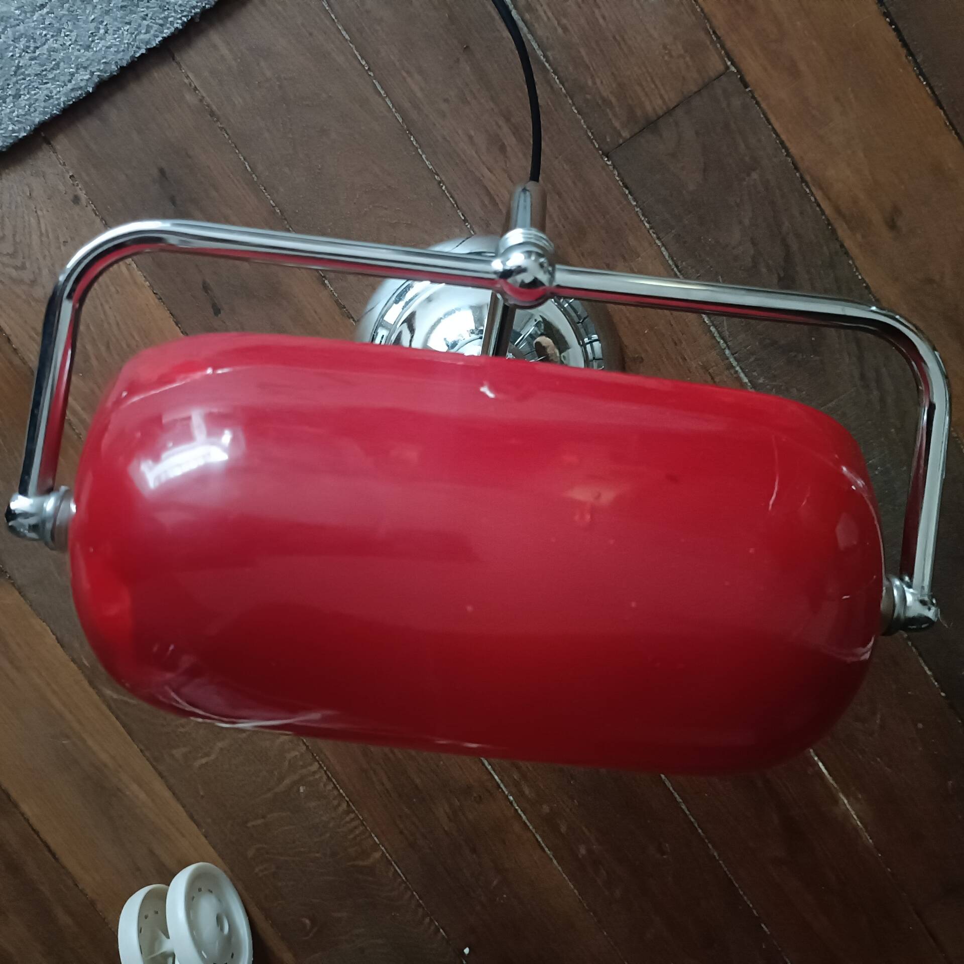 Vintage banker’s lamp, notary