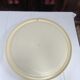 Round mirror in cream plastic, French house Syla, 70s