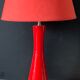 Red vintage lamp