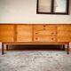 Sideboard, sideboard, vintage Scandinavian teak sideboard, 1960
