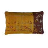 Vintage turkish kilim cushion cover 30x50cm