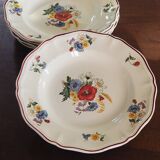 Lot of 5 plates Agreste Sarraguemines