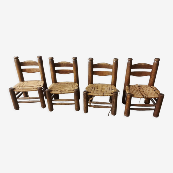 Set de 4 chaises vintages