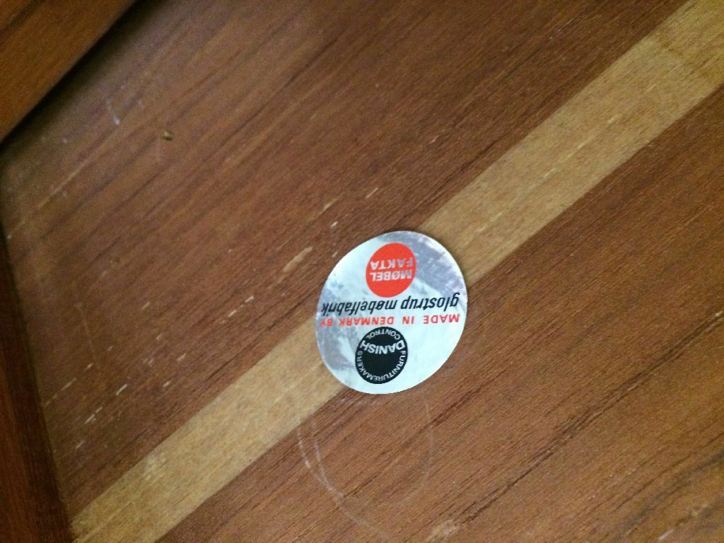 70s teak side table Glostrup Danish Design Denmark Mid Century