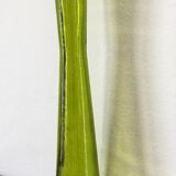 Vase vintage verre vert