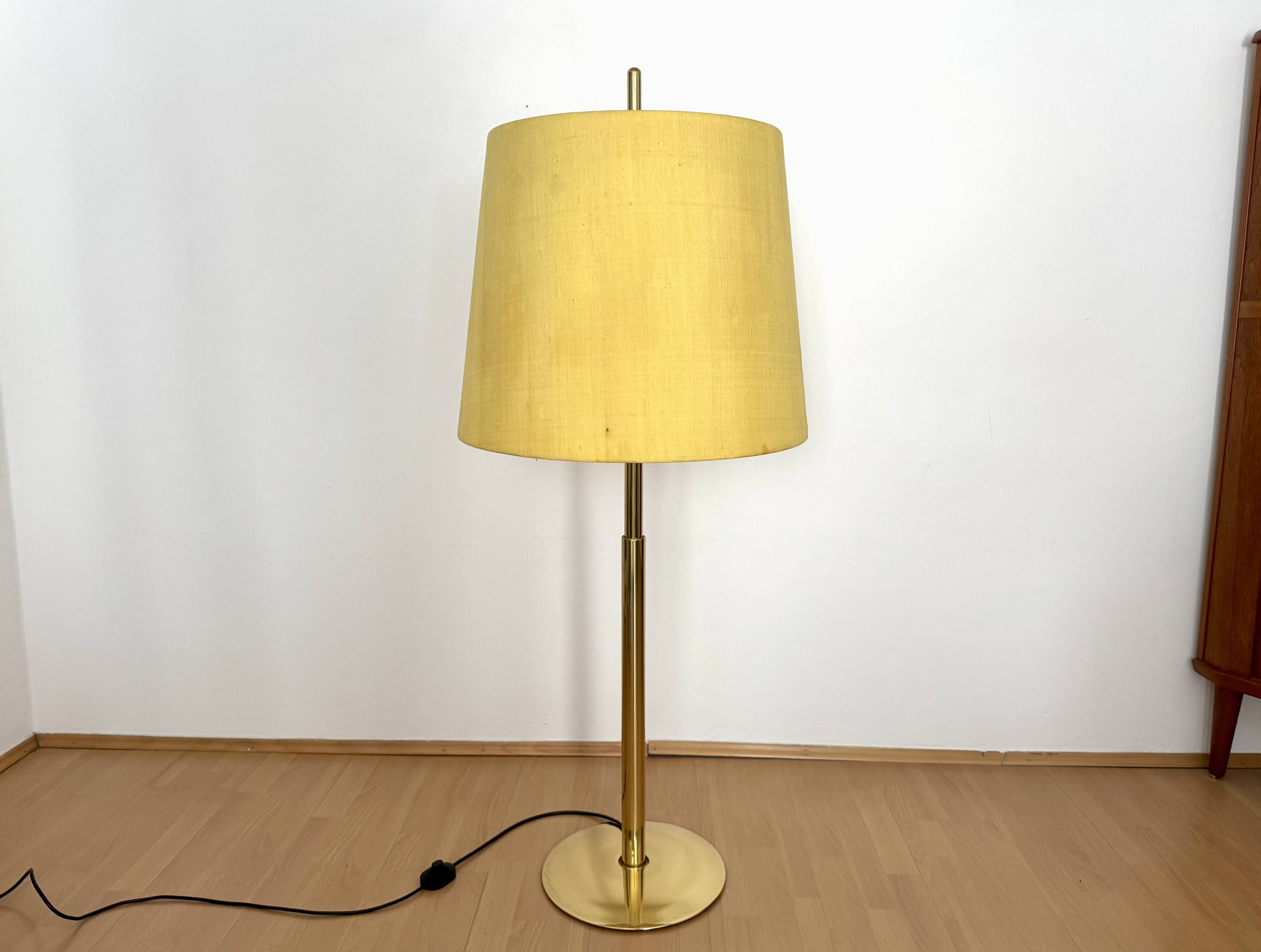 Adjustable Brass Telescope Floor Lamp by Ingo Maurer for Design M