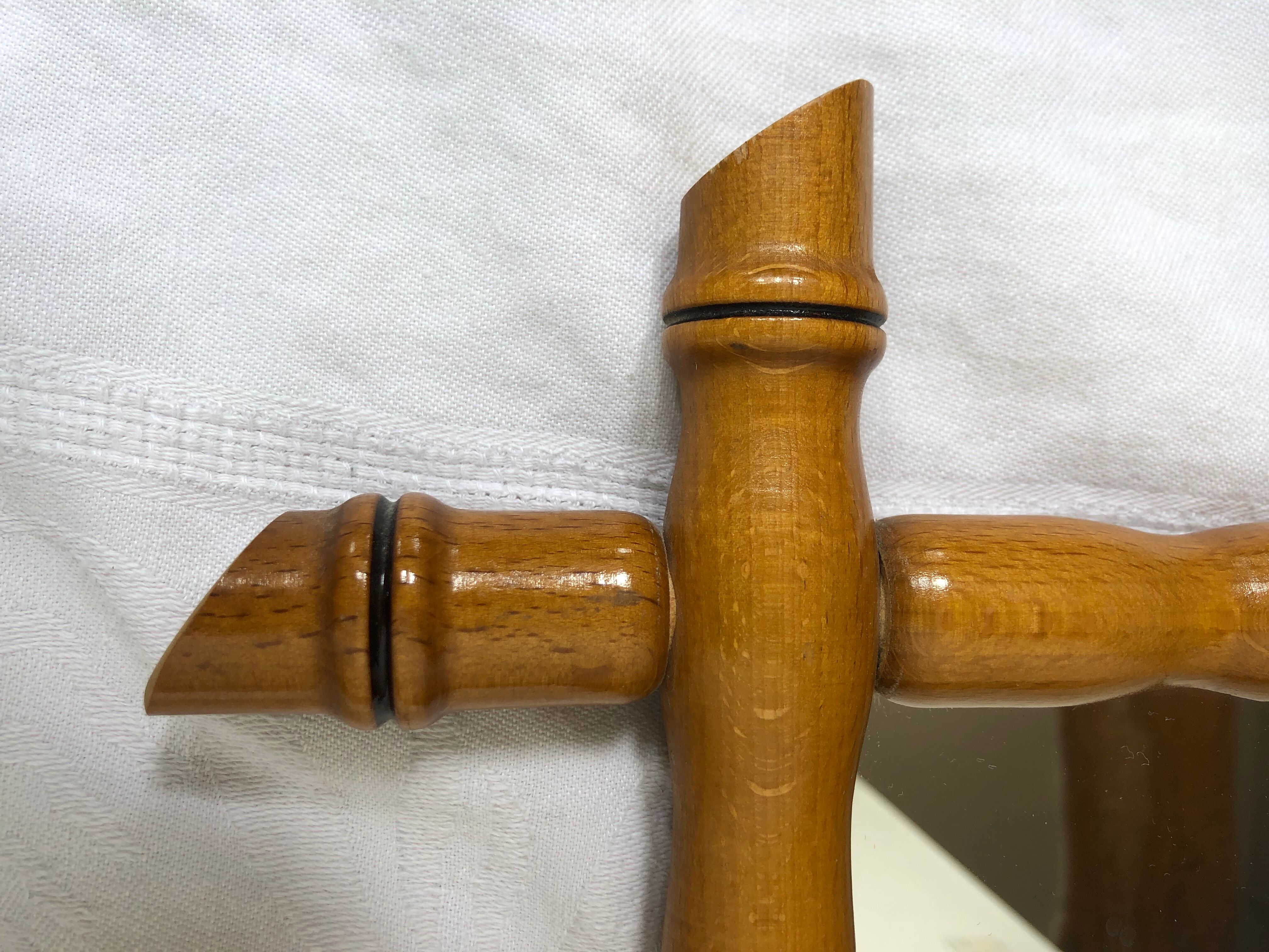 Vintage mirror bamboo way