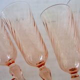 Set of 6 glasses champagne flutes