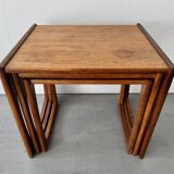 Set of 3 Teak G Plan Nested Tables